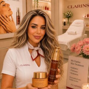 Asal met Clarings Skin Treament
